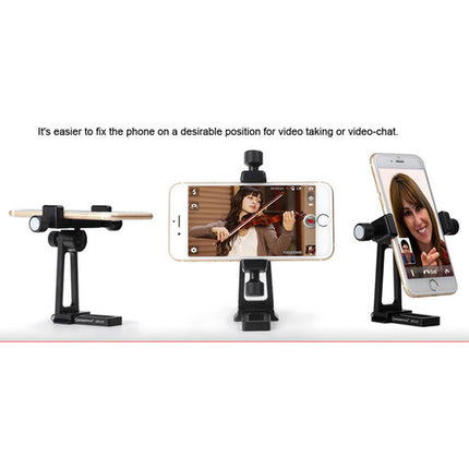 Sunwayfoto Soporte para Smartphone de 2.2 a 3.6 Pulgadas con Cabezal Giratorio