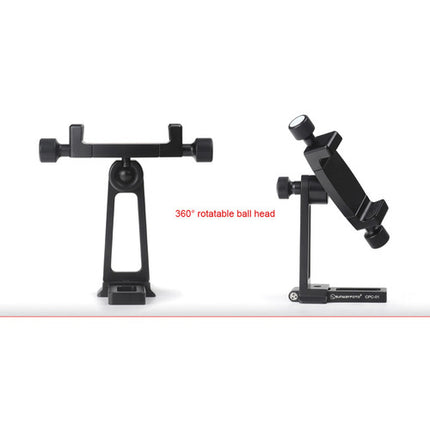Sunwayfoto Soporte para Smartphone de 2.2 a 3.6 Pulgadas con Cabezal Giratorio