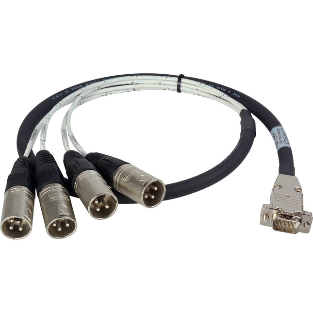 Laird Digital Cinema Cable de Audio HD15 a XLR Macho 3 Pies para BrightEye 16/24