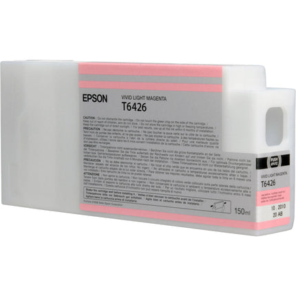 Cartucho de Tinta Epson T642600 Vivid Light Magenta UltraChrome HDR 150 mL para Impresoras Stylus Pro 7890 7900 9890 9900