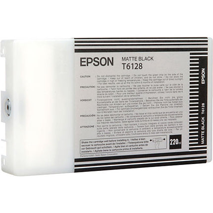 Cartucho de Tinta Epson UltraChrome Matte Black 220ml para Impresoras Stylus Pro 7800 7880 9800 9880