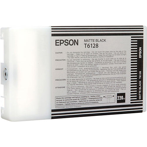 Cartucho de Tinta Epson UltraChrome Matte Black 220ml para Impresoras Stylus Pro 7800 7880 9800 9880