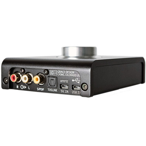 Grace Design m900 Amplificador Portátil para Auriculares DAC y Preamplificador con entradas USB S/PDIF y TOSLINK hasta 192 kHz