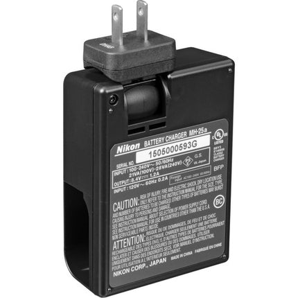 Cargador de Batería Nikon MH-25a para EN-EL15 EN-EL15a EN-EL15b EN-EL15c