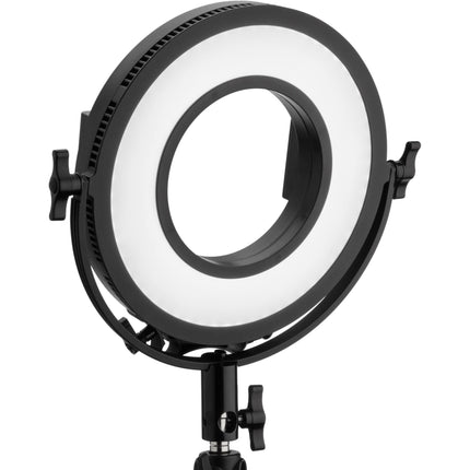 Genaray Bi-Color Soft Ring Light LED 10" Temperatura 3200-5600K 2 Baterías NP-F750