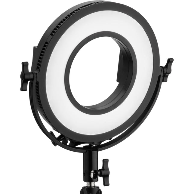 Genaray Bi-Color Soft Ring Light LED 10" Temperatura 3200-5600K 2 Baterías NP-F750
