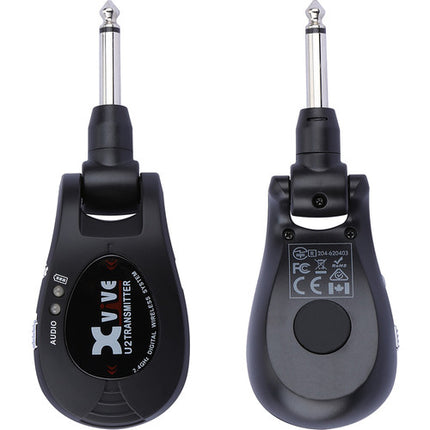 Xvive Audio U2 Sistema inalámbrico digital para guitarras 2.4 GHz 5 horas batería