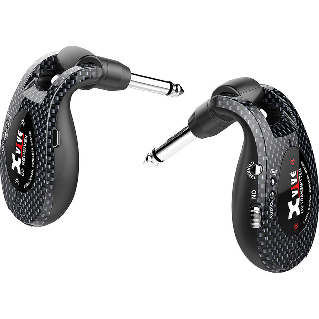 Xvive Audio U2 Sistema Inalámbrico para Guitarras Eléctricas 100ft Alcance 24bit 48kHz