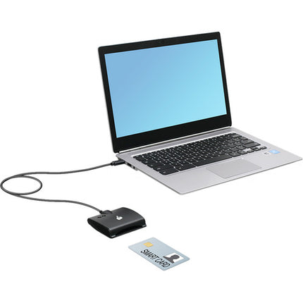IOGEAR Lector CAC USB Tipo C Compatible PIV TAA Cumplimiento