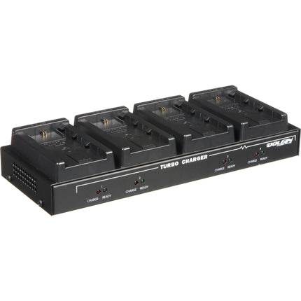 Dolgin Engineering TC40-DSLR-C Cargador de Baterías para Canon LP-E6 4 Puestos 2.5 Horas