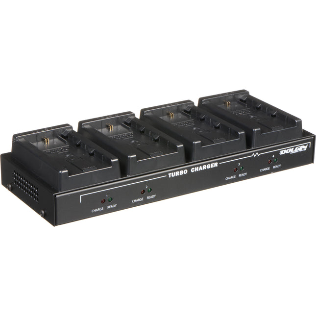 Dolgin Engineering TC40-DSLR-C Cargador de Baterías para Canon LP-E6 4 Puestos 2.5 Horas