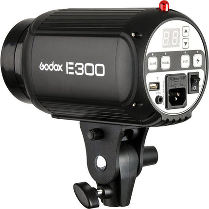 Godox E300 Cabezal de Flash 300Ws 5600K con Lámpara Modeladora 150W