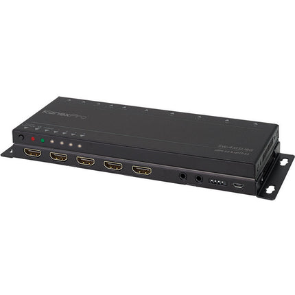 KanexPro UltraSlim Switcher HDMI 4x1 4K 60Hz 18 Gbps con Control Remoto IR