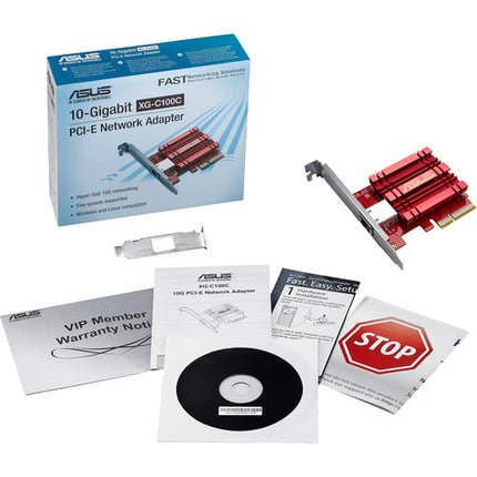 ASUS XG-C100C Adaptador de Red PCIe 10 Gb Ethernet 9KB Jumbo Frame