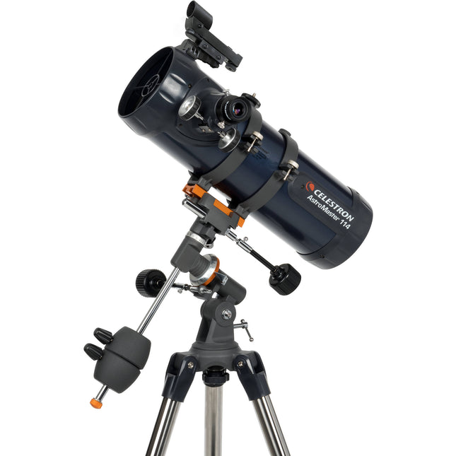 Celestron AstroMaster 114EQ Telescopio Reflector 114mm 1000mm focal  f/9 trípode ajustable