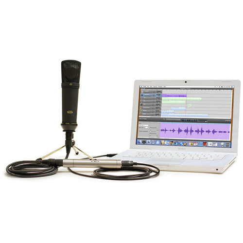 MXL USB Mic Mate Preamp e Interfaz USB con Alimentación Phantom para Podcasting