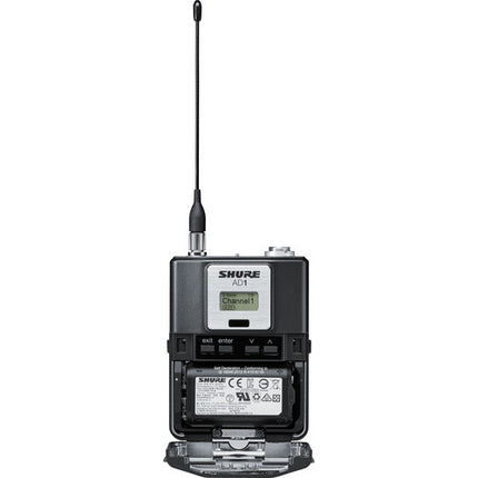 Shure 4CH Kit receptor con transmisor bodypack G57 para audio inalámbrico