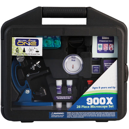ExploreOne 900x Kit de Microscopio con Zoom 10x-20x y Luz LED