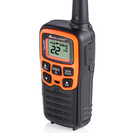 Midland X-Talker T51VP3 Radio UHF FRS Doble Pack 22 Canales 28 Millas alcance