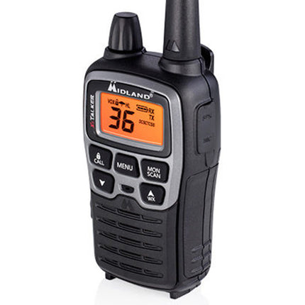 Midland X-Talker T77VP5 Radio Bidireccional UHF 36 Canales Dual Pack 1000mAh