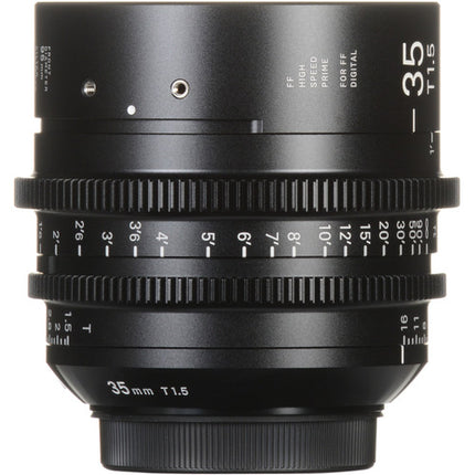 Sigma 35mm T1.5 FF Objetivo Prime de Alta Velocidad Montura EF con Anillas de Control