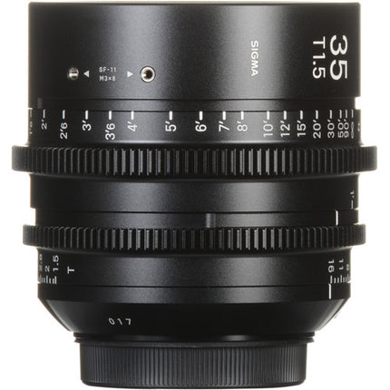 Sigma 35mm T1.5 FF Objetivo Prime de Alta Velocidad Montura EF con Anillas de Control