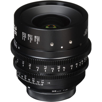 Sigma 35mm T1.5 FF Objetivo Prime de Alta Velocidad Montura EF con Anillas de Control