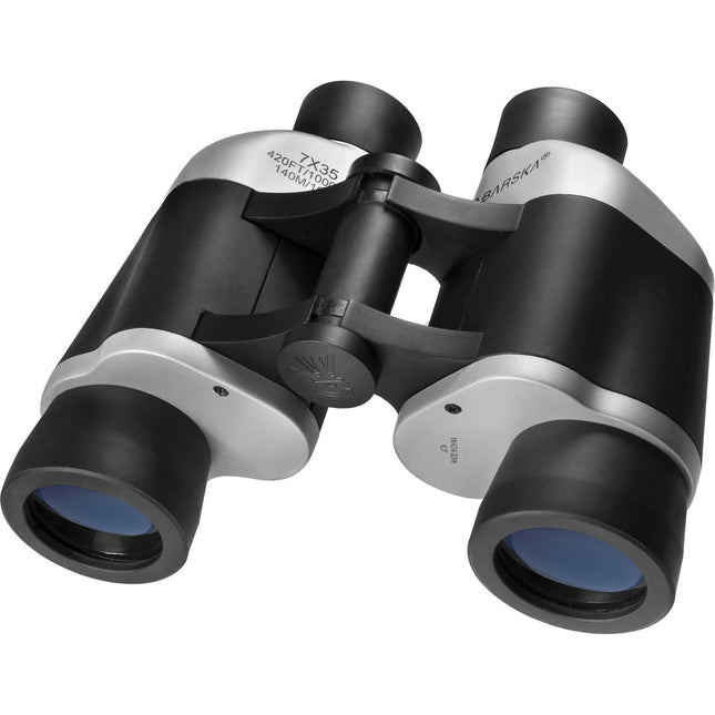 Barska 7x35 Binoculares enfoque libre prismas BK7 óptica azul
