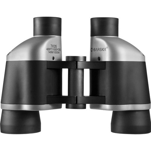 Barska 7x35 Binoculares enfoque libre prismas BK7 óptica azul