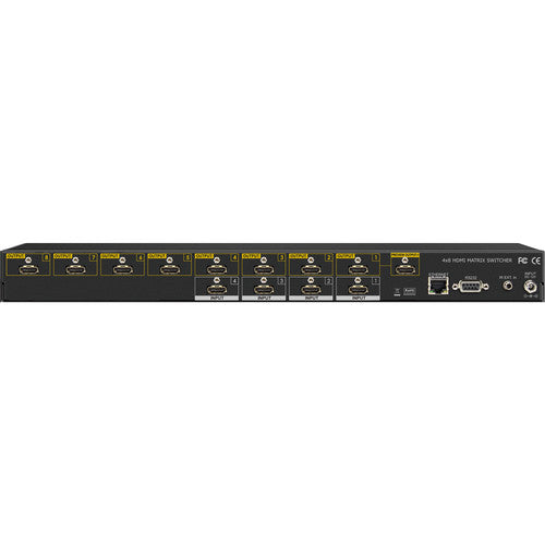 Shinybow 4 x 8 HDMI Matrix Routing Switcher UHD 4K con Control IR