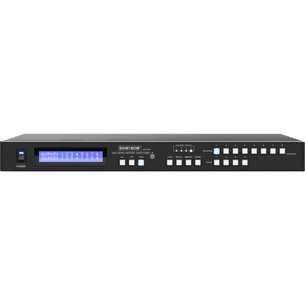 Shinybow 4 x 8 HDMI Matrix Routing Switcher UHD 4K con Control IR