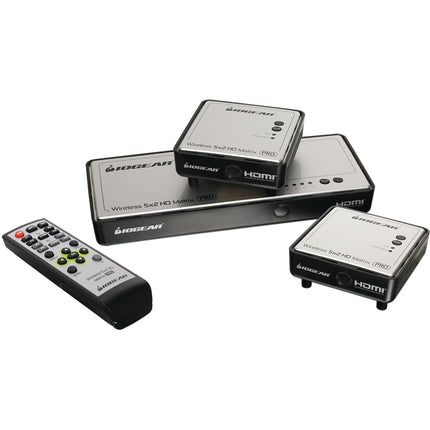 IOGEAR Wireless 5 x 2 HD Matrix Pro con receptor adicional inalámbrico