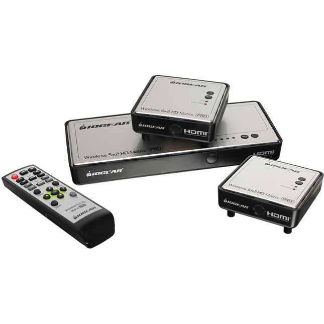IOGEAR Wireless 5 x 2 HD Matrix Pro con receptor adicional inalámbrico