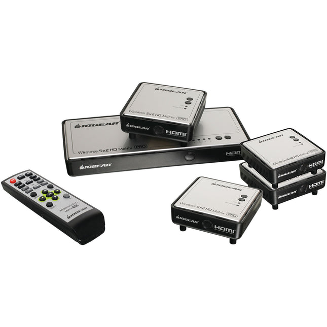 IOGEAR Wireless 5 x 2 Matrix Pro HD con Tres Receptores Adicionales