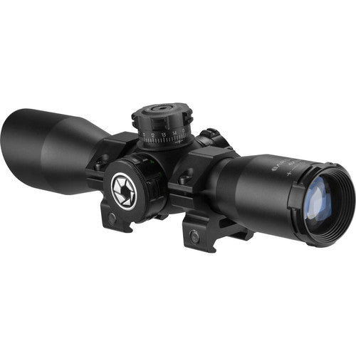 Barska 4x32 IR Contour Mira Telescópica con Retícula Mil-Dot y 1 Pulg Anodizado