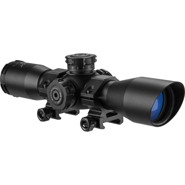 Barska 4x32 IR Contour Mira Telescópica con Retícula Mil-Dot y 1 Pulg Anodizado