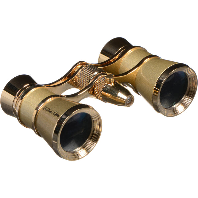 LaScala Optics 3x25 Prismáticos para ópera con luz roja 3 aumentos 11.2° visión