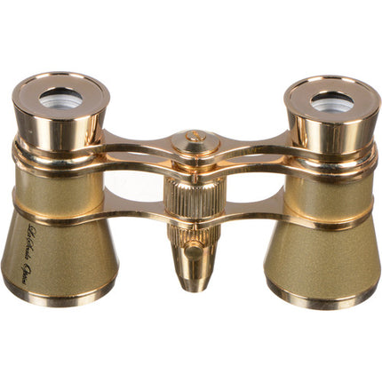 LaScala Optics 3x25 Prismáticos para ópera con luz roja 3 aumentos 11.2° visión