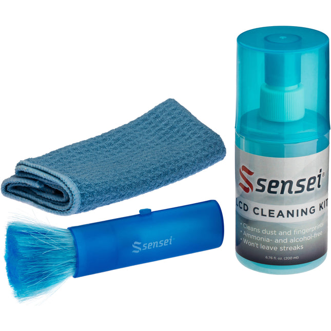Sensei LCD Cleaning Kit Plus Paño Microfibra 11.75 Gel 200ml sin Alcohol