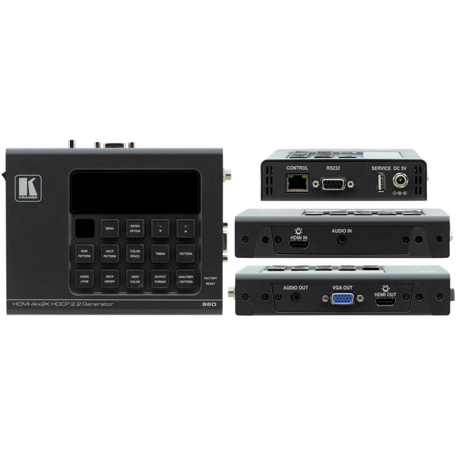 Kramer Generador y Analizador de Señal HDMI 2.0 4K HDCP 2.2 18 Gbps