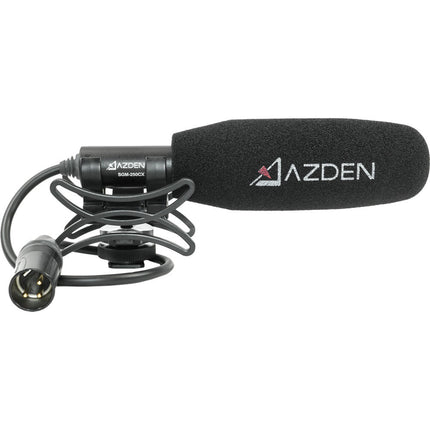 Azden SGM-250CX Micrófono Shotgun Corto con Shockmount y Cable XLR 33 cm