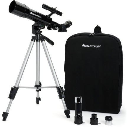 Celestron Travel Scope Telescopio Refractor 50mm f72 con Trípode mochila y lentes