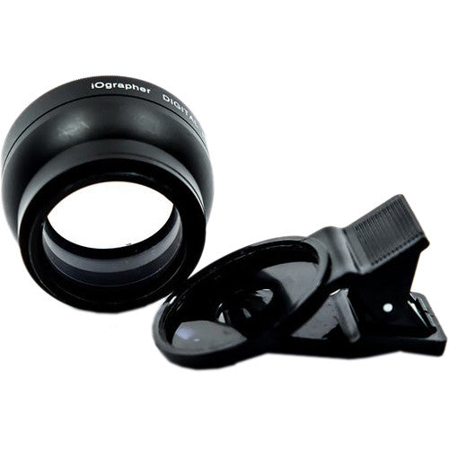 iOgrapher Long Lens Clip soporte para lentes con garantía 1 año compatible iPhone 7 Plus 8 X XS