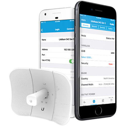 Ubiquiti LiteBeam AC Gen2 airMAX CPE 5 GHz 23 dBi Pole-Mount Kit