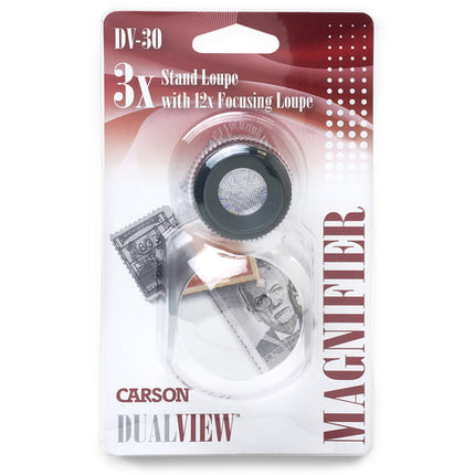 Carson DV-30 Lupa Doble Visor 3x y 12x Para Aficionados