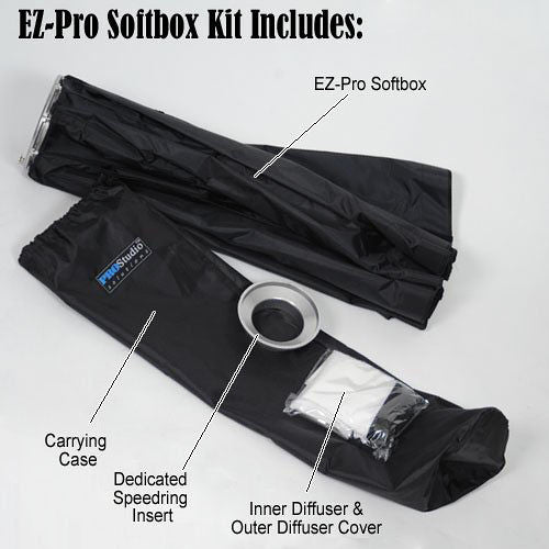 FotodioX EZ-Pro Strip Softbox 12 x 56 pulgadas Difusor para Profoto