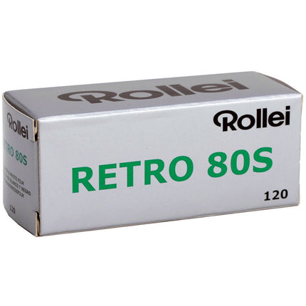 Rollei Retro 80S Película Negativa Blanco y Negro 120 ISO 80 Grano Fino