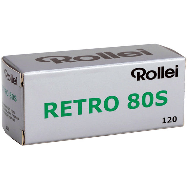 Rollei Retro 80S Película Negativa Blanco y Negro 120 ISO 80 Grano Fino