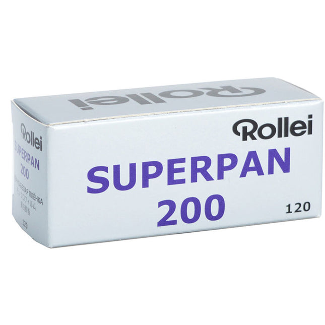 Rollei Superpan 200 Película Fotográfica Blanco y Negro ISO 200 Grano Fino 120 Rollos