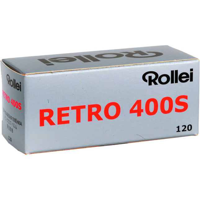 Rollei Retro 400S Película Negativa Blanco y Negro 120 ISO 400 Alta Nitidez